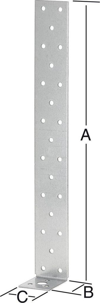 Flachstahlanker Beton 300x40x40mm