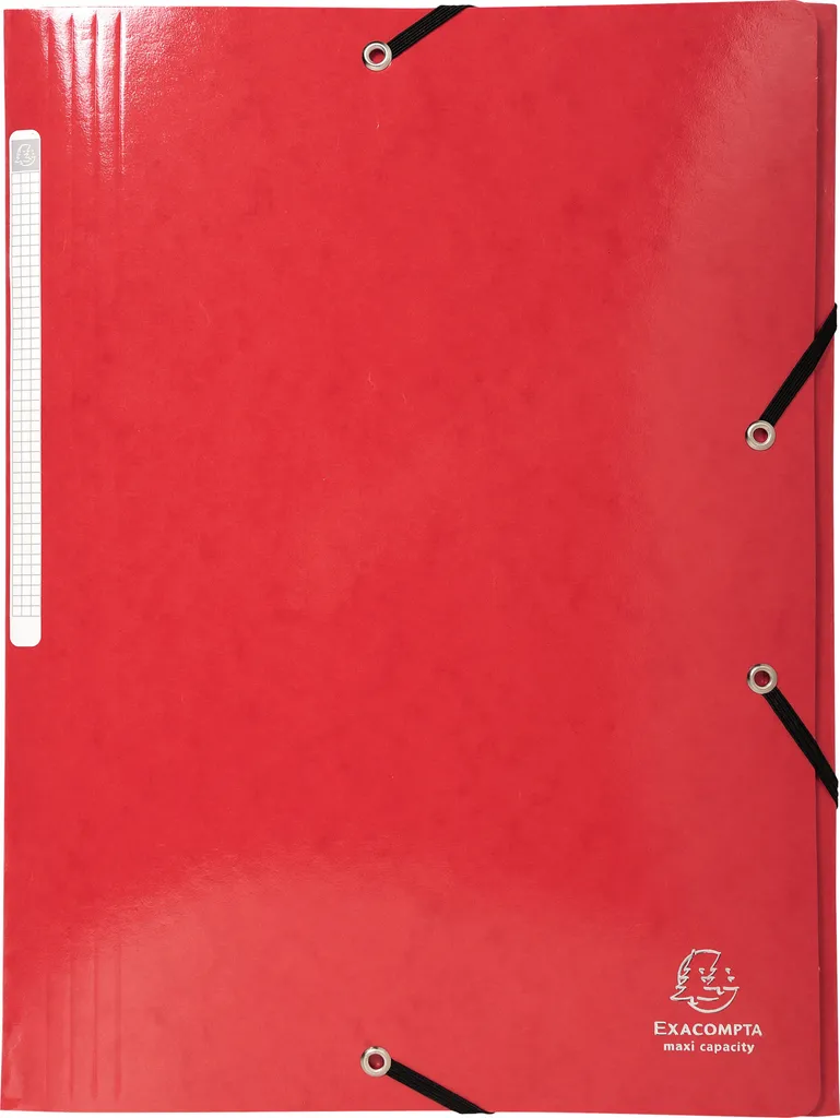 Chemise élastique A4 Rouge 425g : fini les documents perdus - Lot 25