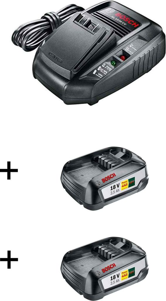 Bosch Akku-Starter-Set 18 V 2,5 Ah mit 2 Akkus & Ladegerät Produktbild 17