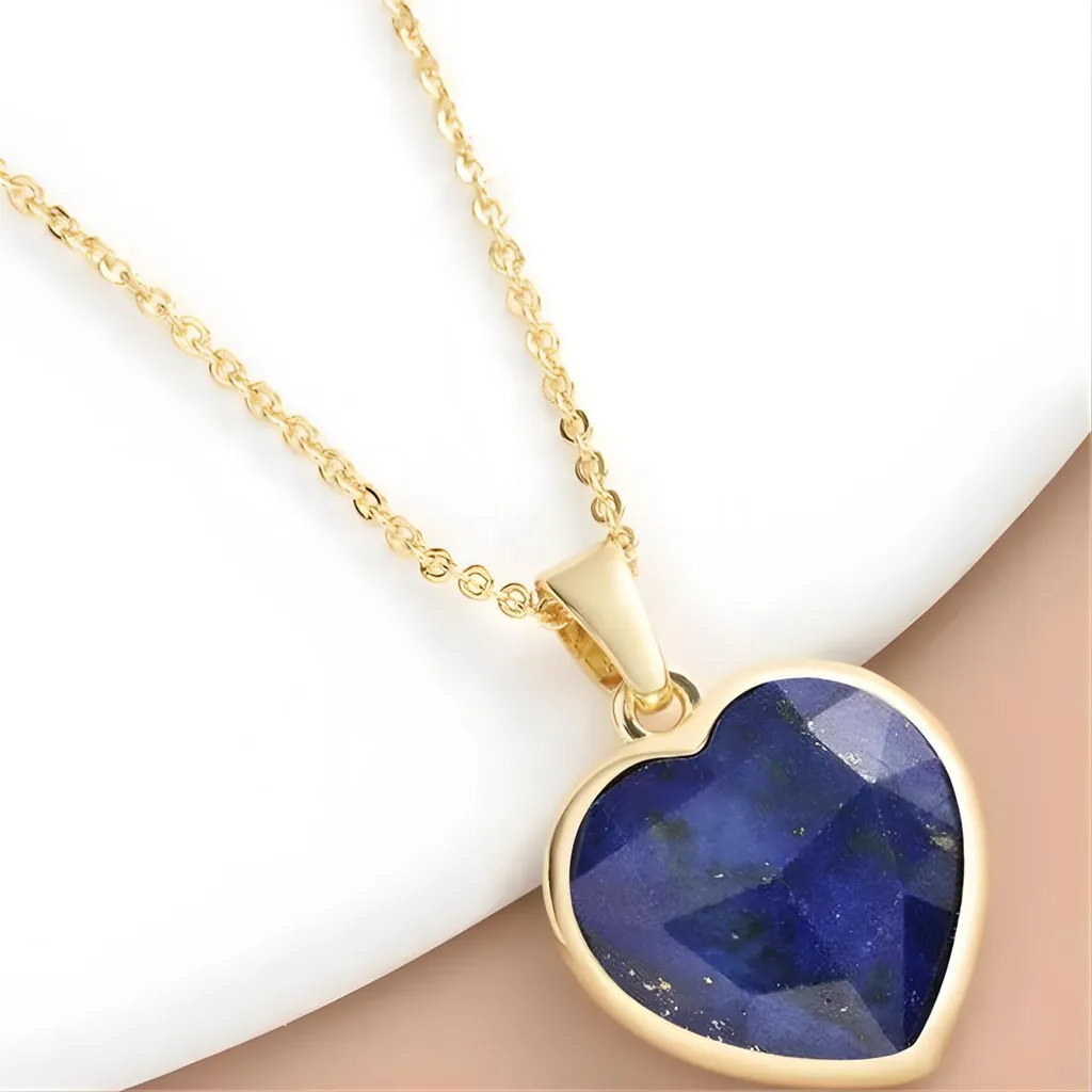 Collana Donna KP38988 Oro e Blu-Verde: Accessorio Moda QH-38988