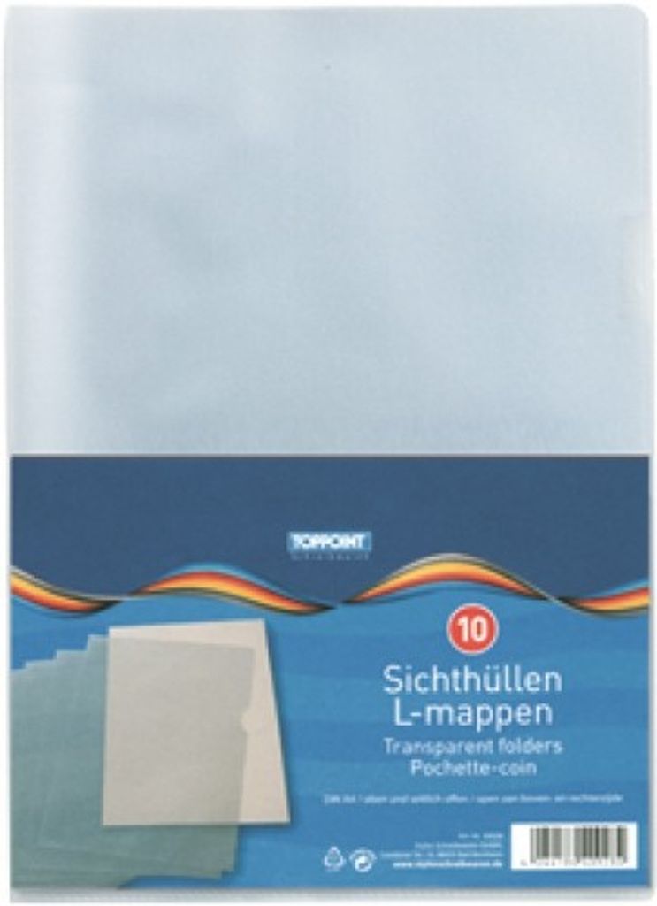 10 Stylex Sichthüllen DIN A4 Klarsichthüllen Produktbild 