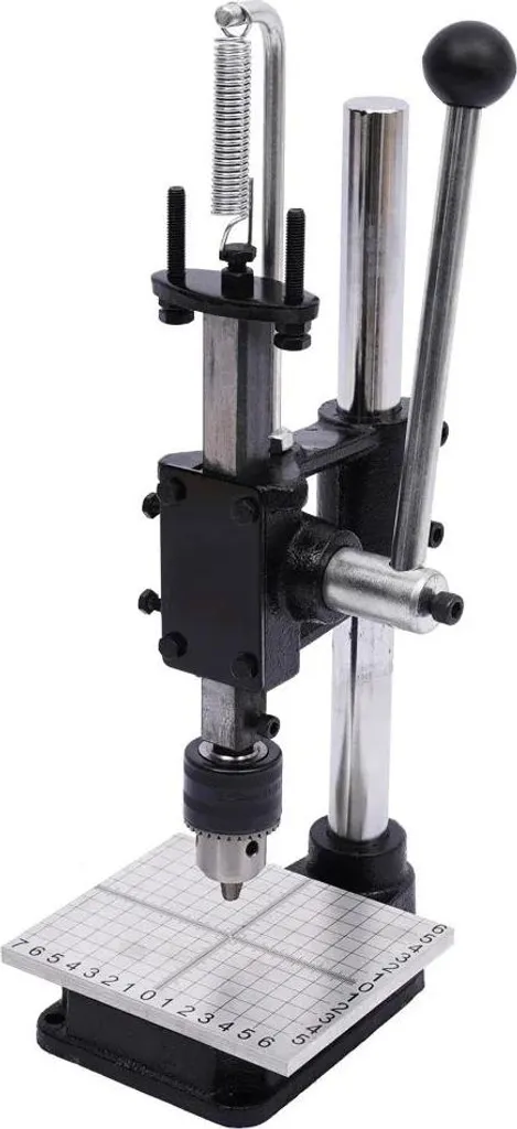 Presse de découpe cuir manuelle réglable pour rivets et emporte-pièce