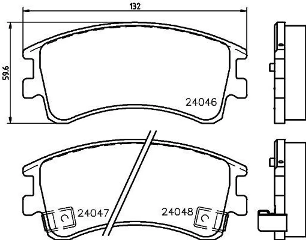 Plaquettes de Frein HELLA 8DB 355 011-141 pour Mazda 6 G G2YS3323Z