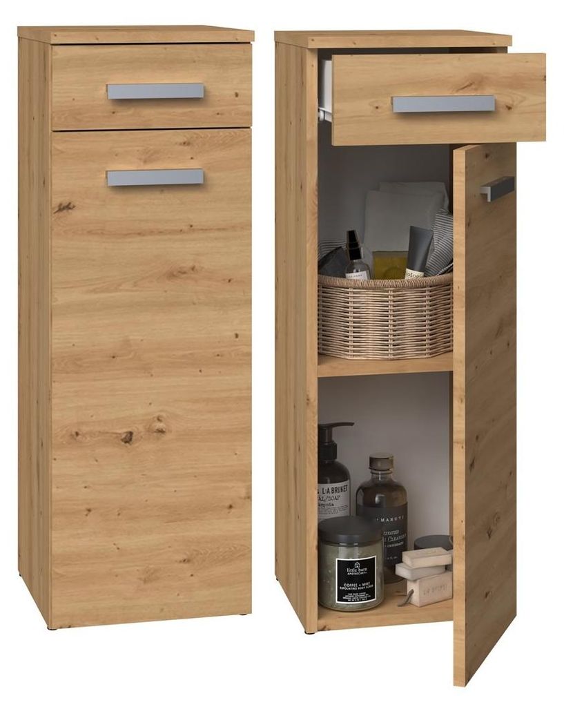 Topeshop NEL V DS ARTISAN, Eiche, Frei stehend, 3 Regale, 1 Produktbild 