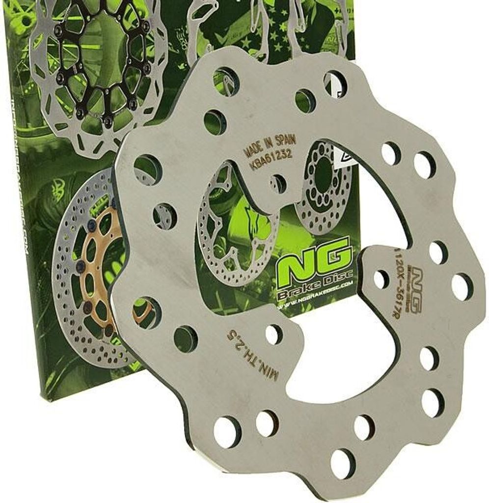 Bremsscheibe Wavy NG 1120X - 155 / 42 / 3mm 3 Loch für Peugeot Ludix Snake Trend 2 Furious 50 ccm