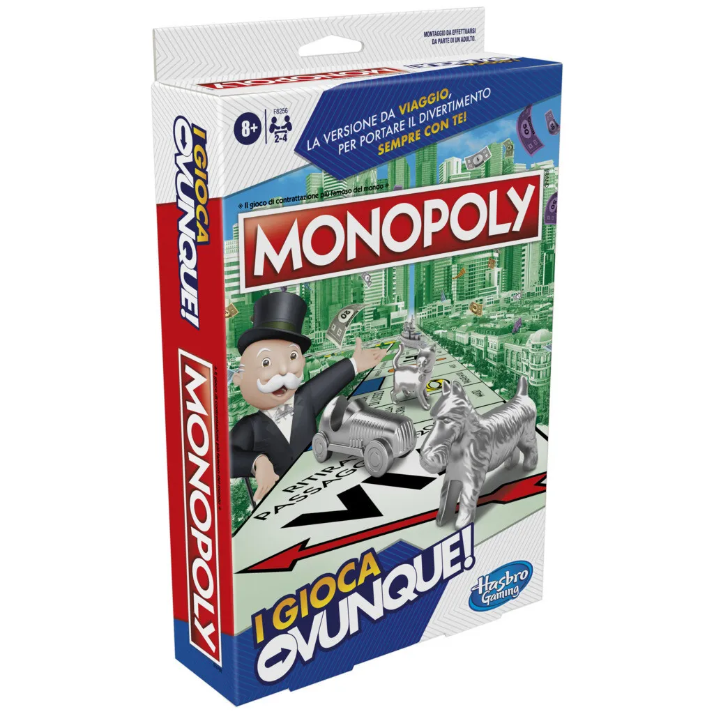Monopoly Grab & Go Jeu de société Simulation Économique Transportable