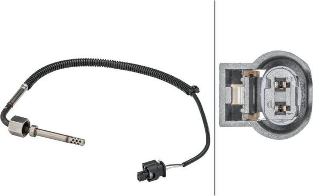 HELLA 6PT 358 181-441 Abgastemperatursensor passend für MERCEDES-BENZ C-Klasse Limousine (W204) 1100mm
