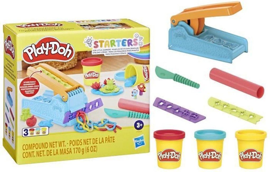 Set iniziale di modellazione Play-Doh, 3 barattoli da 56 g Immagine del prodotto 