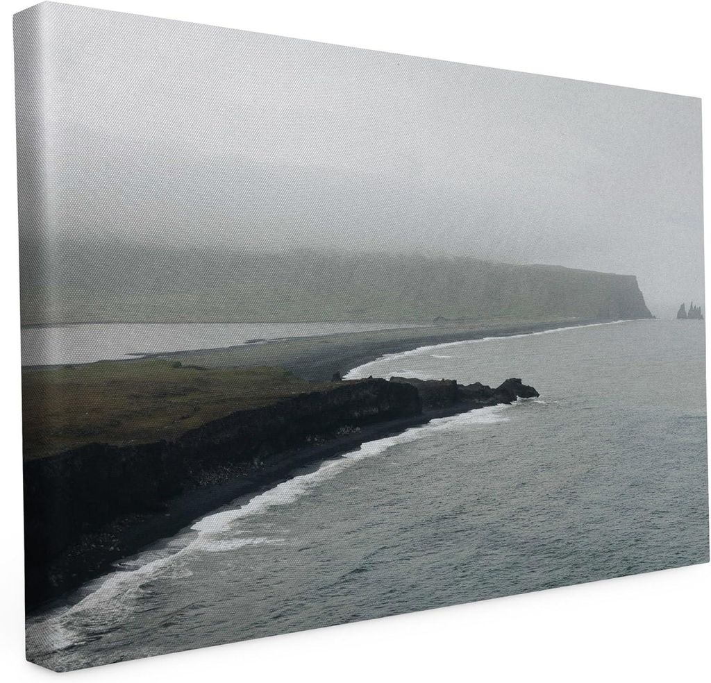 Keilrahmen bedruckt - Küstenmagie - 30x40 cm - Wandbild auf Künstler Leinwand – matter hochwertiger Kunstdruck - 2cm Holzrahmen mit 280g Canvas