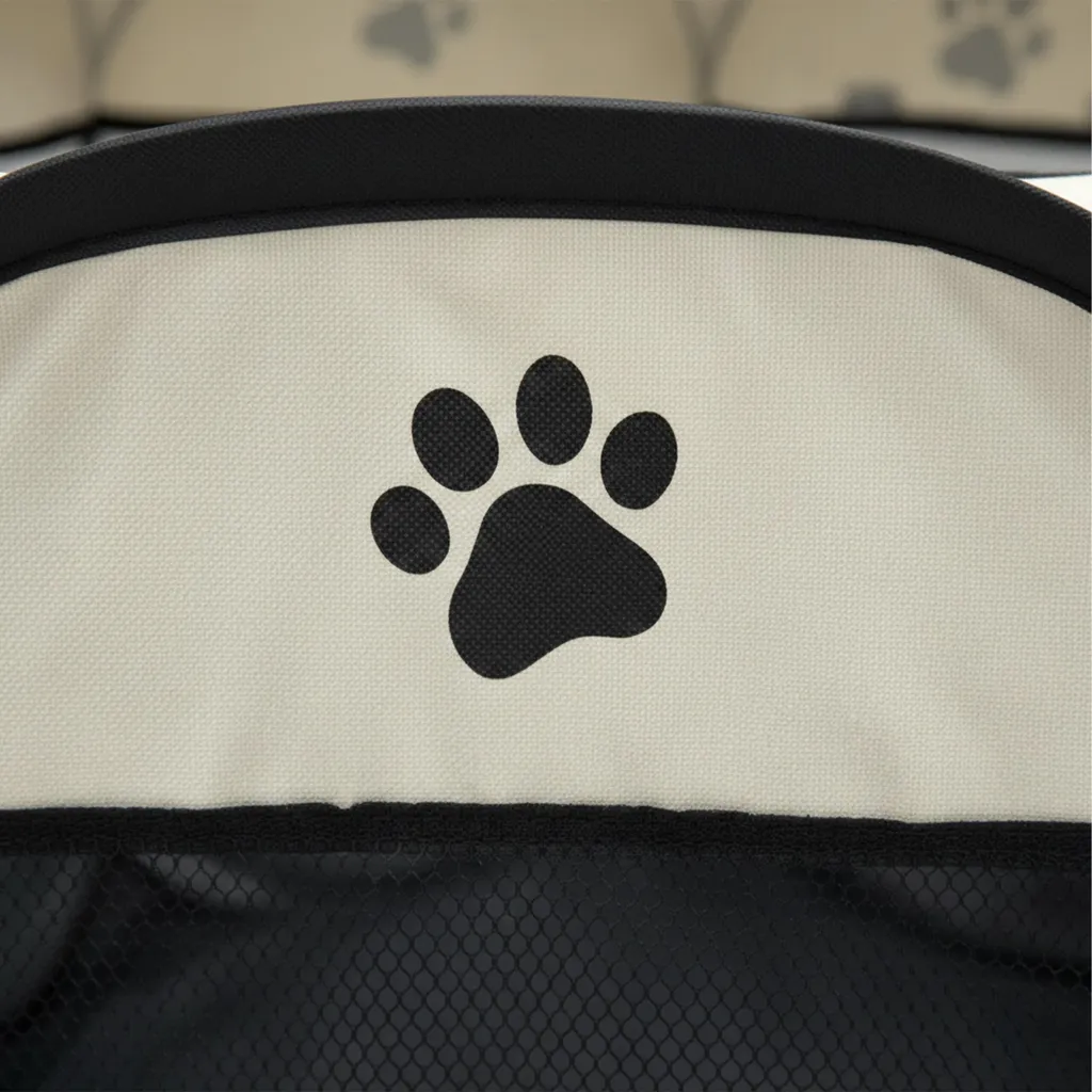 Parc pour Chiots Extérieur et Intérieur Modulable en Acier Résistant - 6