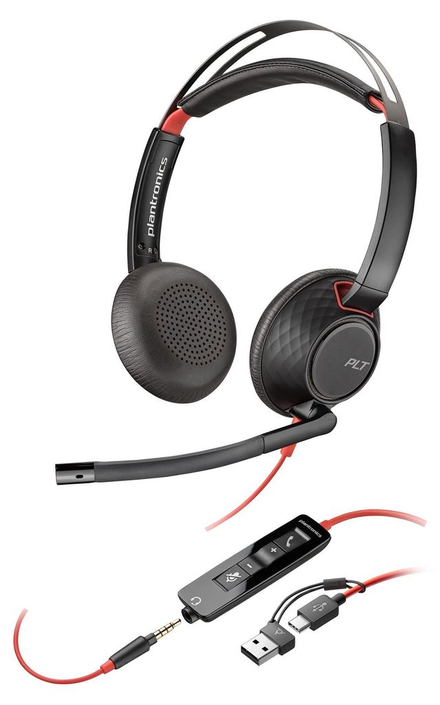 POLY Blackwire 5220 cuffie stereo USB-C + auricolari Immagine del prodotto 