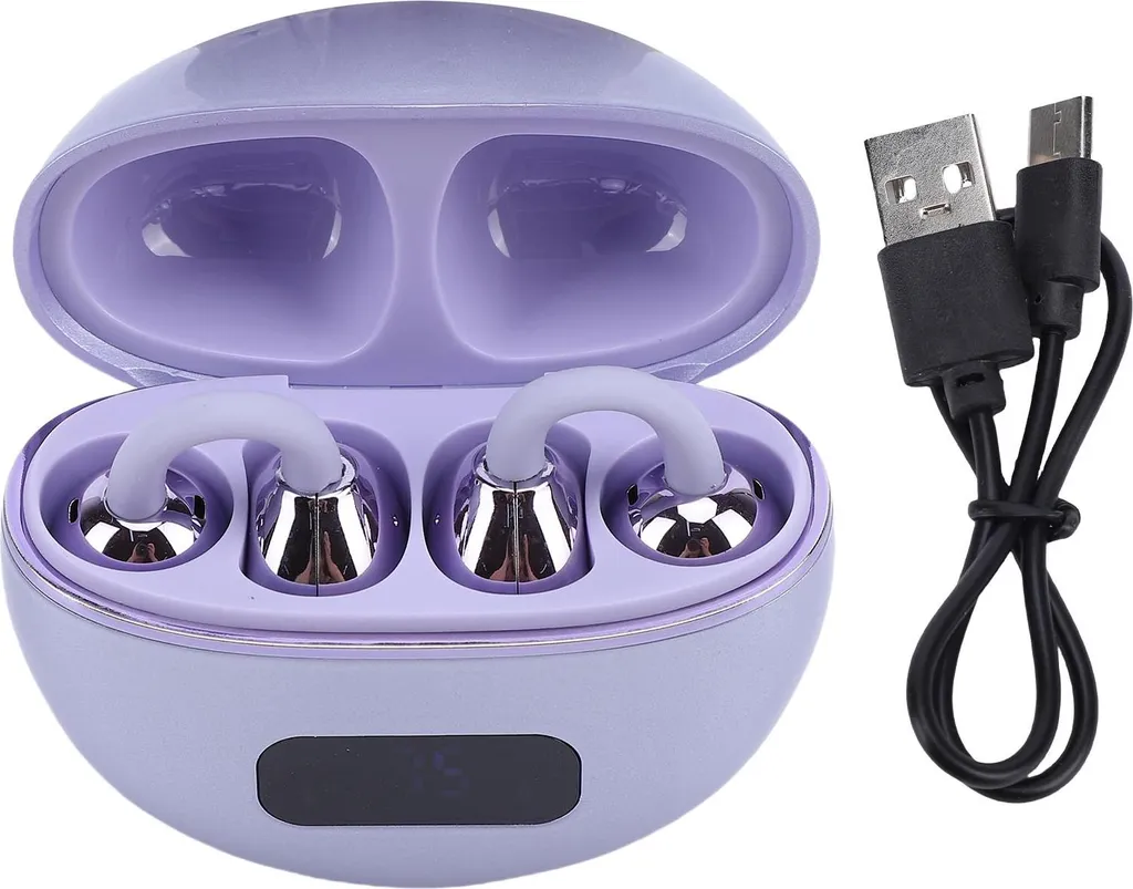 Auricolari Bluetooth HiFi Wireless: Display LED e Touch Control Premium - 1