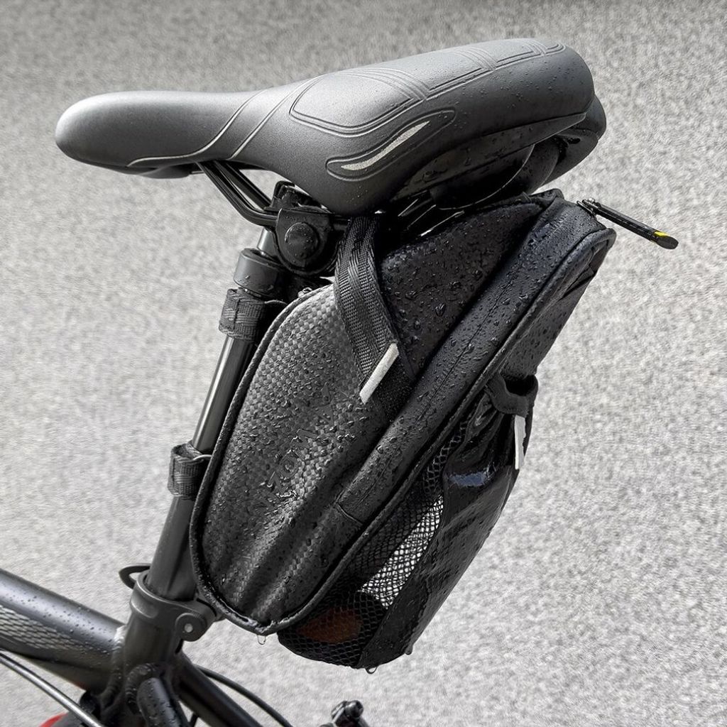 Wozinsky WBB20BK, Sattel, Fahrradtasche, Nylon, Schwarz, Produktbild 