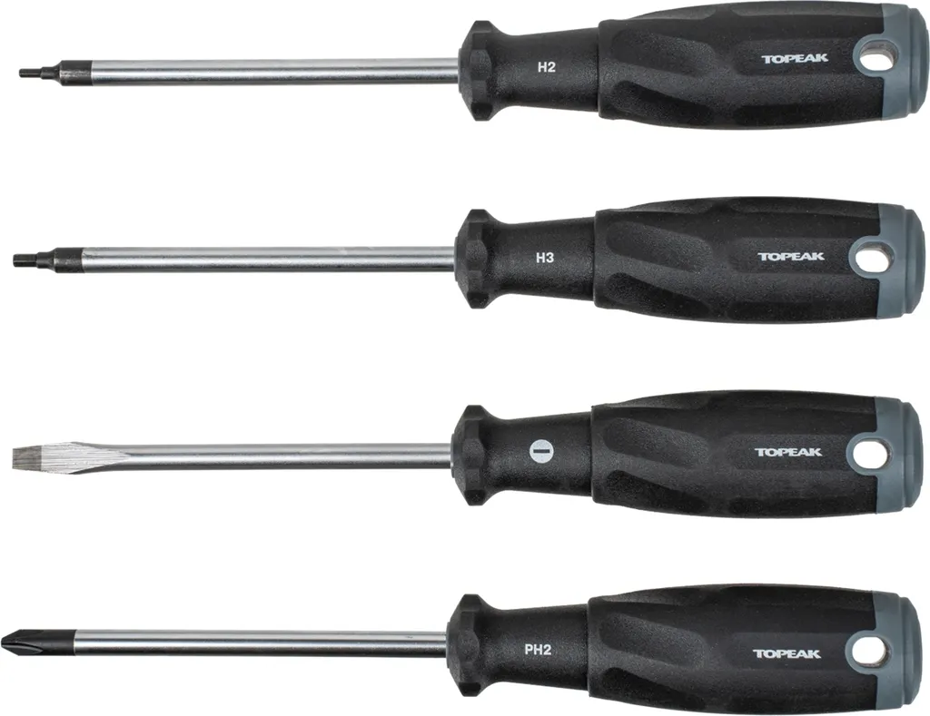 Kit de Tournevis de Précision Argent Topeak pour Réglage Dérailleur