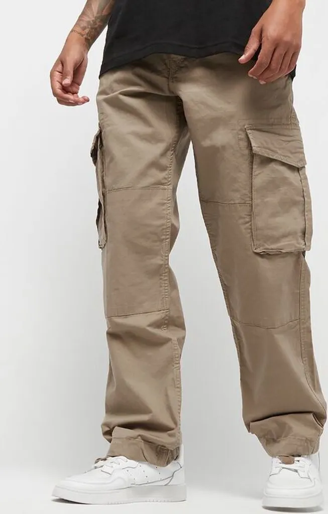 REELL Flex Cargo LC 31 Noir - Pantalon Stretch avec Grandes Poches