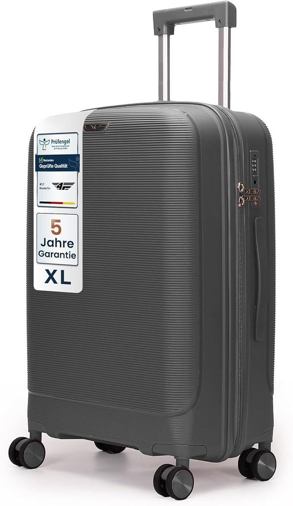 Leichter Hartschalen-Reisekoffer XL - Groß 75 cm (90L) – Produktbild 