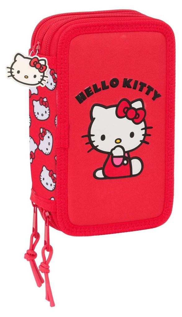 Hello Kitty - Mäppchen Federmappe, 37 Teile, 3-fach gefüllt Produktbild 