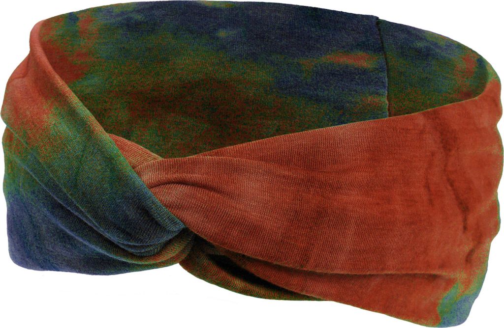 Haarband in 4 verschiedenen Batik Farben