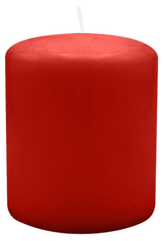 Stumpenkerzen 120 x  Ø 100 mm, Weihnachtsrot Erdbeere, 4 Produktbild 