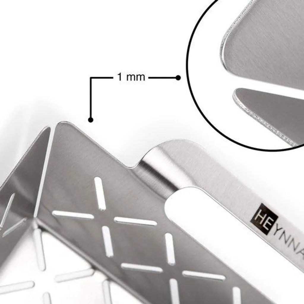Plat à griller en acier inoxydable 22 cm pour barbecue et four inox