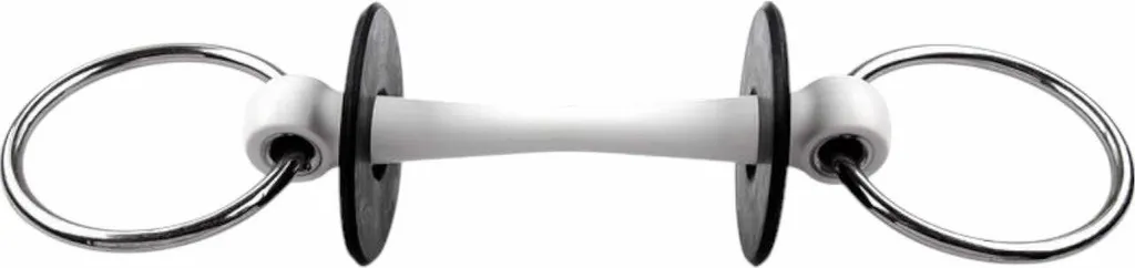 Mors à eau blanc 12,5 cm canon synthétique souple Inno Sense
