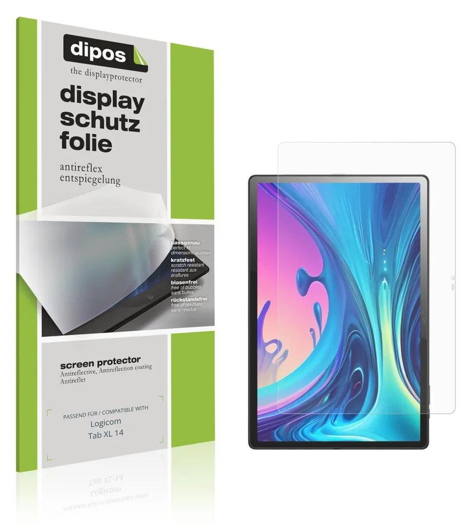 Kit de 2 films de protection écran mat antireflet - Logicom Tab XL 14