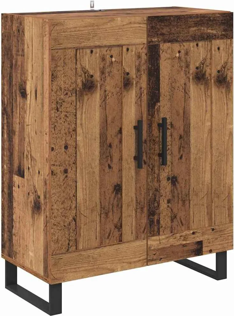 Credenza SYFAX Legno Massiccio Recuperato 70x90 - Qualità Materica