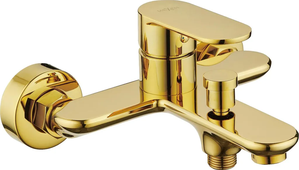 Mexen Milo Rubinetto Vasca Oro 71330-50 | Design Retrò Moderno Bagno