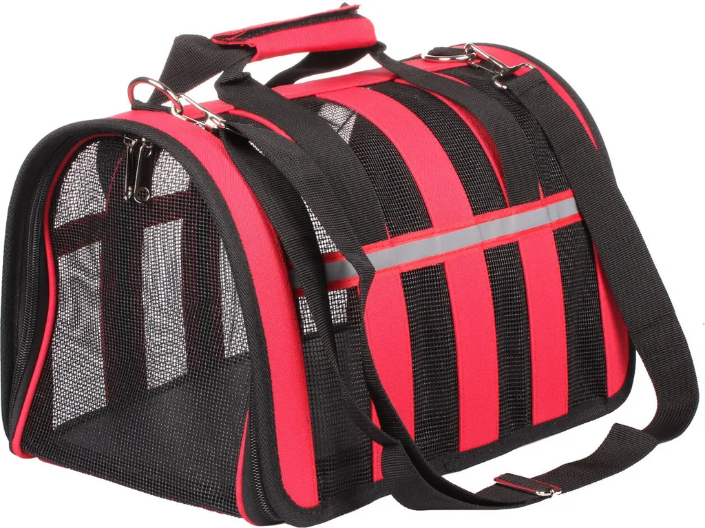 Borsa Trasporto Cani e Gatti Merco Messenger 42 Rossa - 40252