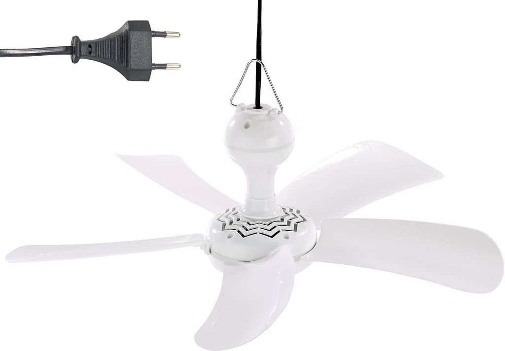 Leiser Mobiler Deckenventilator 230V 41cm für Büro Reise Produktbild 