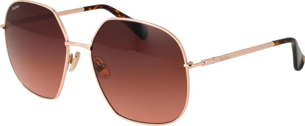 Max Mara MM0061 Lunettes de soleil légères anti-éblouissement Or rose