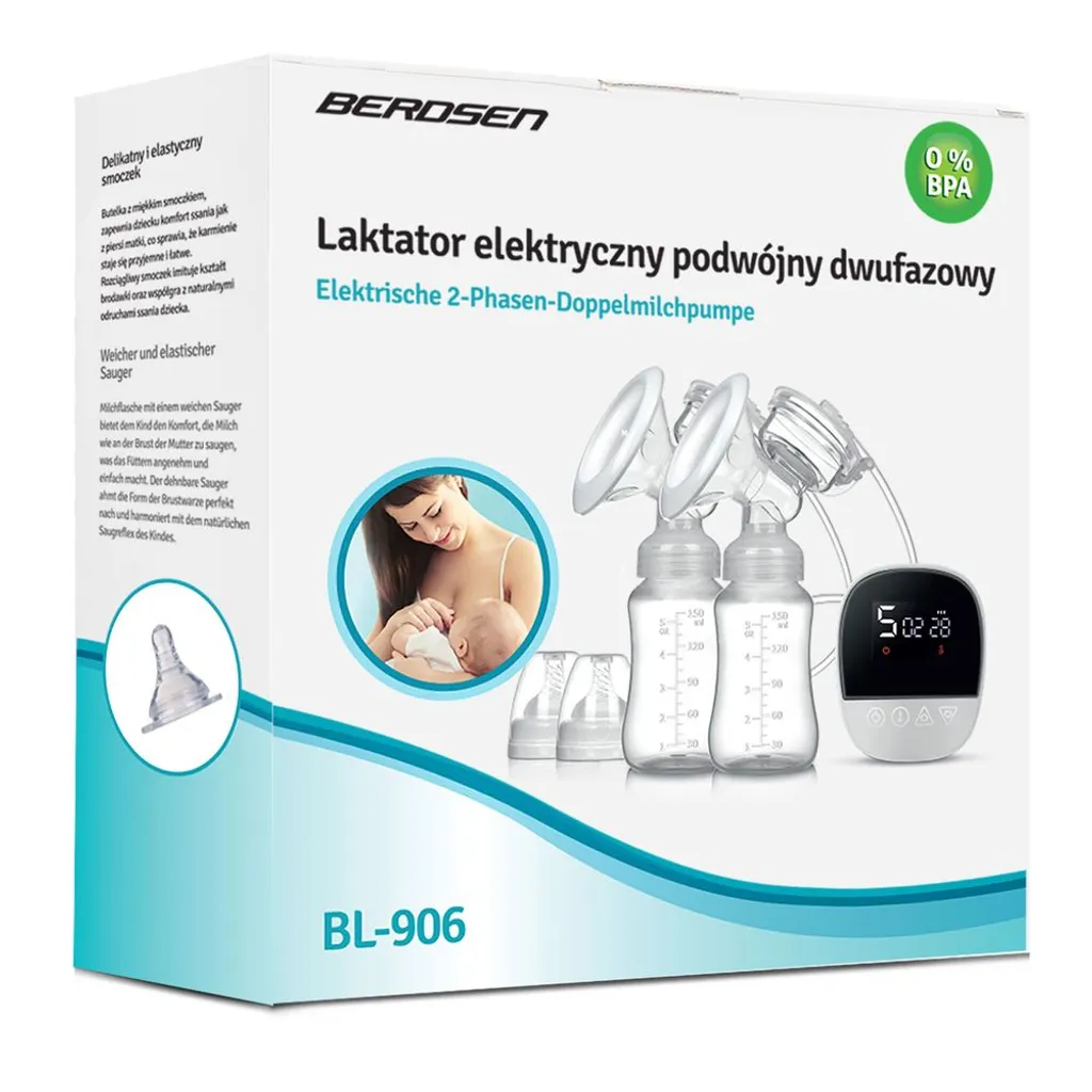 Tire-lait Électrique Double Berdsen 5906 - Confort et Expression Douce - 21