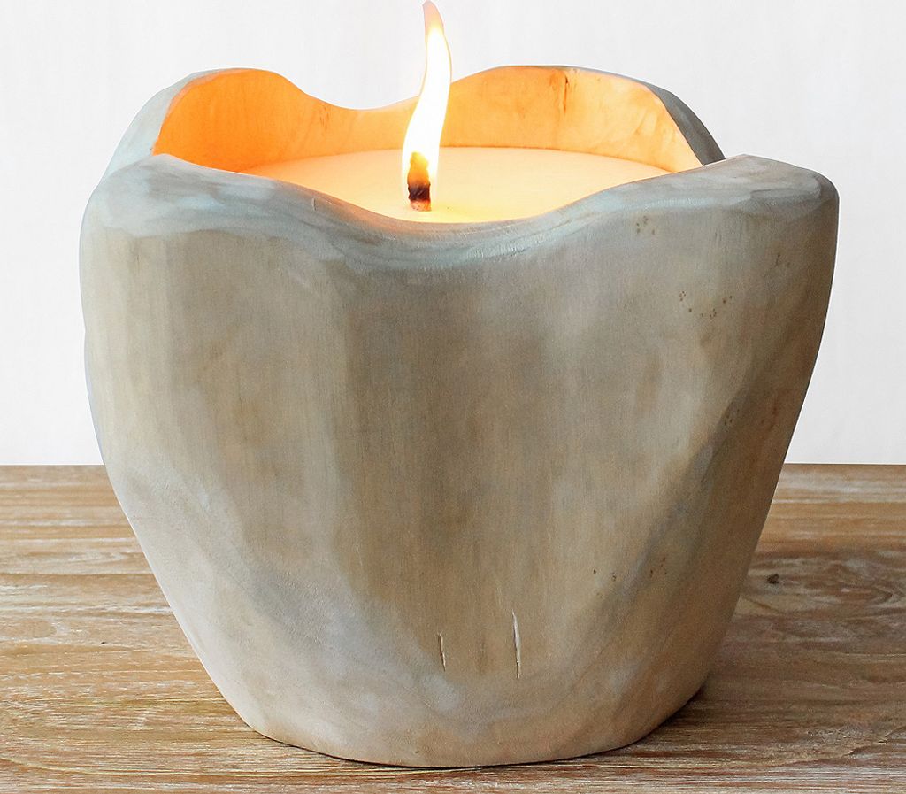 Teak Kerze CERO ca. D20cm