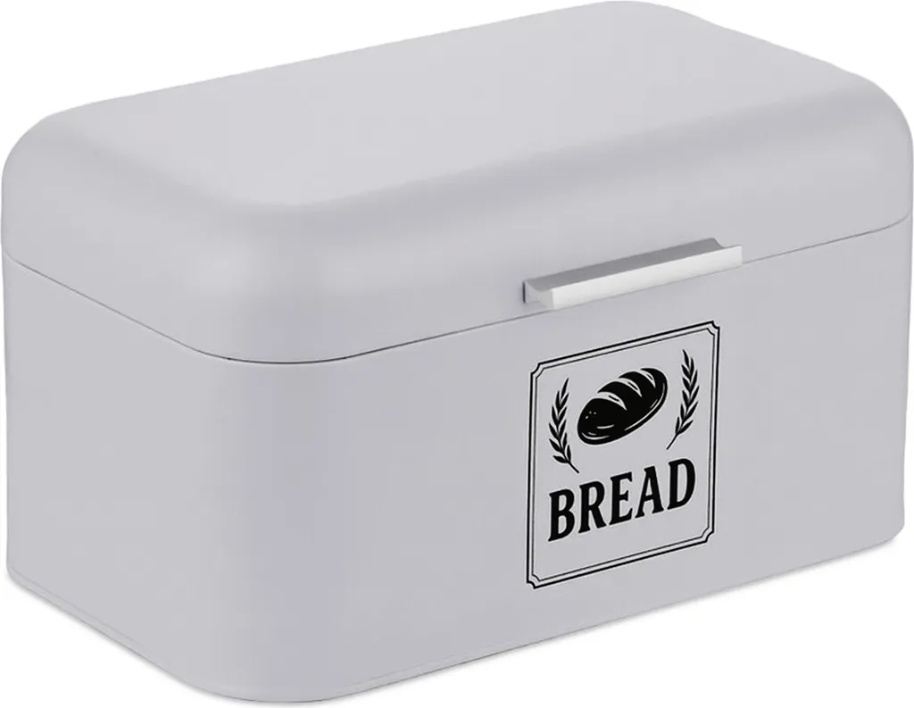 relaxdays cestino per il pane retrò con coperchio e maniglia
