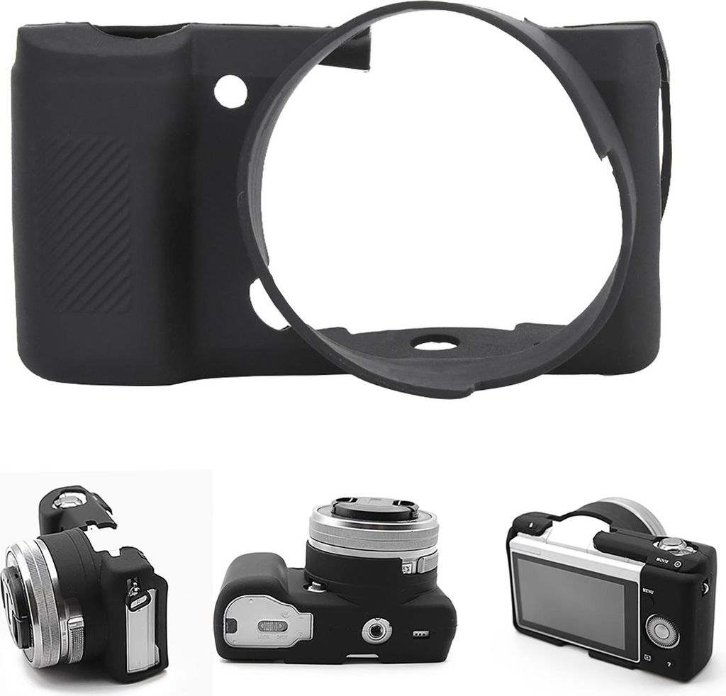 Silikon-Kamera-Schutzhülle, staubdicht, kratzfest, leicht zu reinigende Hülle für A5000 Sony A5100