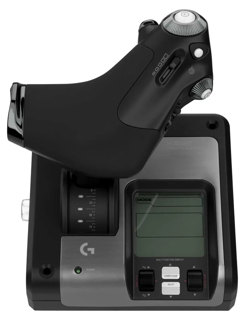 Logitech G Saitek X52 Pro Flight System Manette de Simulation PC Noir - 13