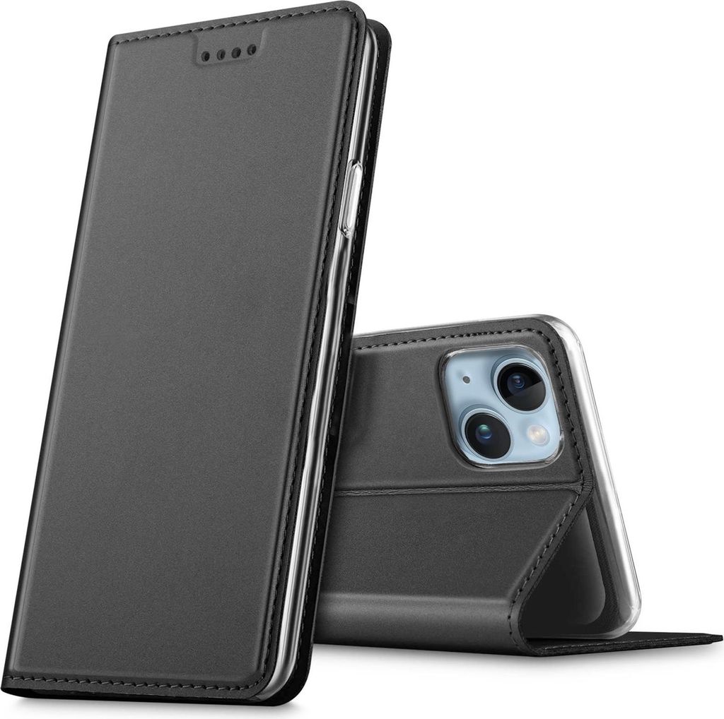 Handy Hülle Apple iPhone 15 Plus Book Case Schutzhülle Tasche Slim Flip Cover Etui