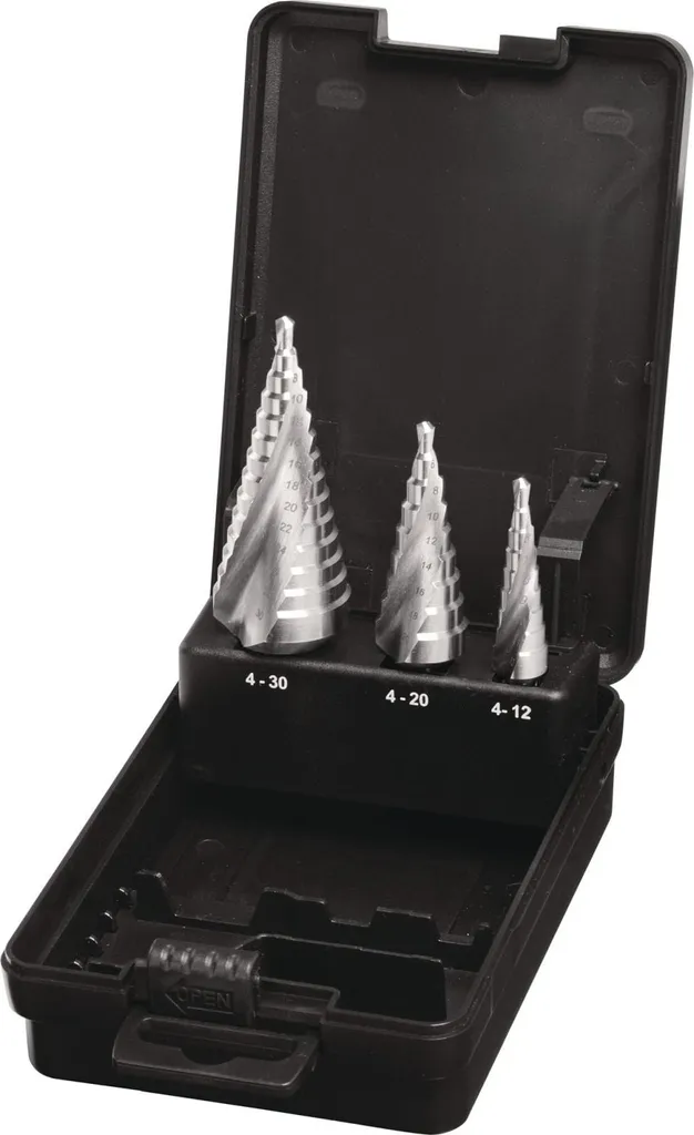 Set Punte Gradini 4-30mm HSS Spirale - Foratura Perfetta Fai da Te