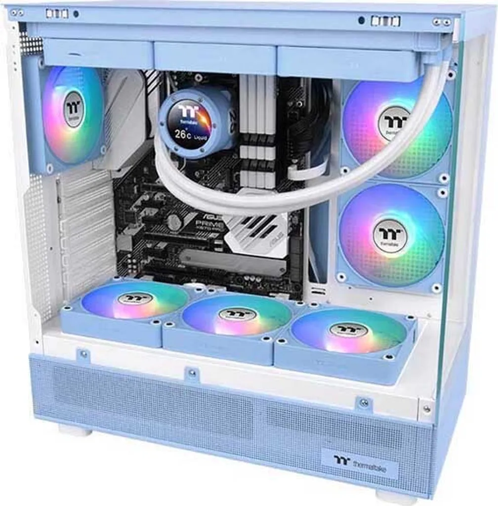 Thermaltake CT120 EX ARGB Sync Hydrangea Blue Pack de 3 Ventilateurs PC - 6