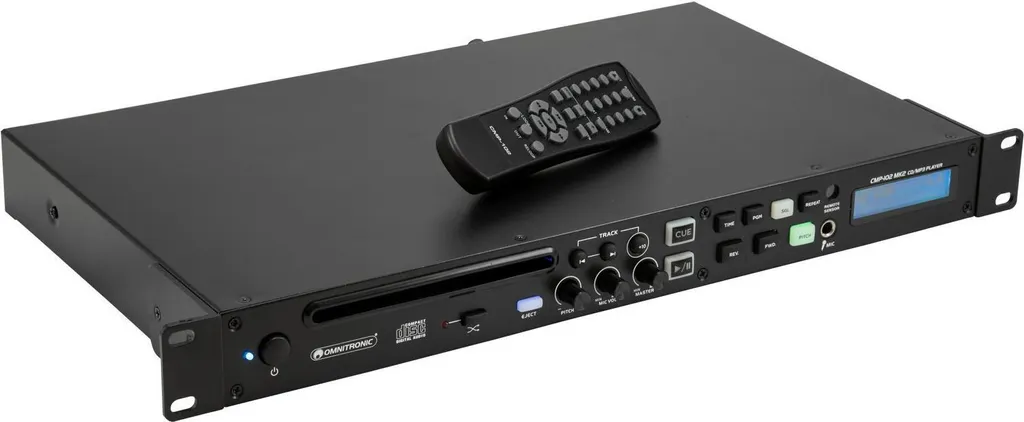 Lecteur CD Omnitronic CMP-102 MK2 Rackable 19 Pouces - Réf 10602414