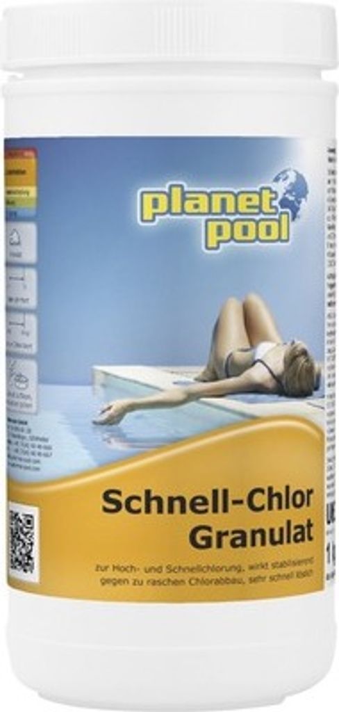 Planet Pool - Schnell-Chlor-Granulat, 1 kg Produktbild 