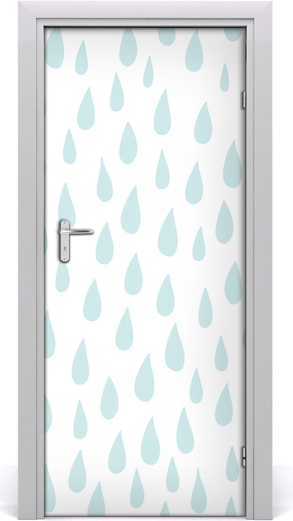 Tulup Türaufkleber 85x205 cm Dekorative Aufkleber Selbstklebend Wasserdichte Tapete Abnehmbar Schlafzimmer Wohnzimmer Wohnkultur - Tropfen Wand
