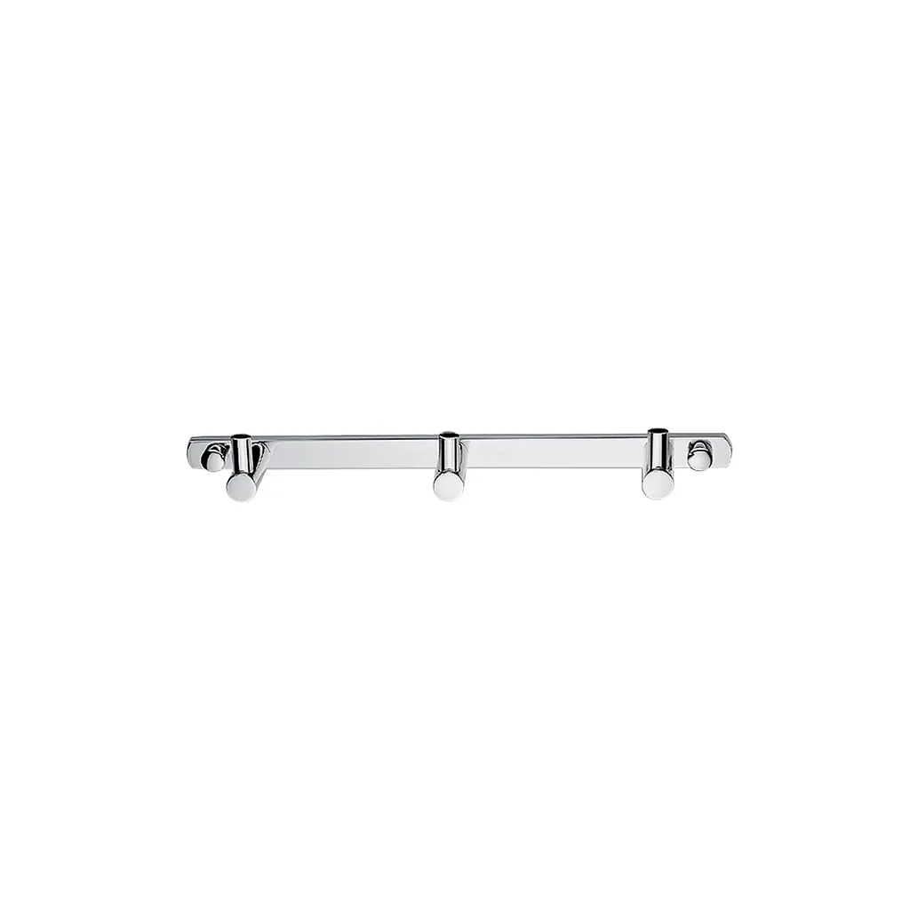 Nimco BR 11103-26: Gancio Triplo Bagno in Ottone Cromato Alta Qualità