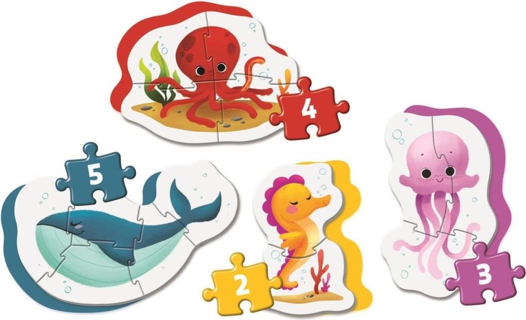 Clementoni mon premier puzzle La vie marine 20835 Image du produit 
