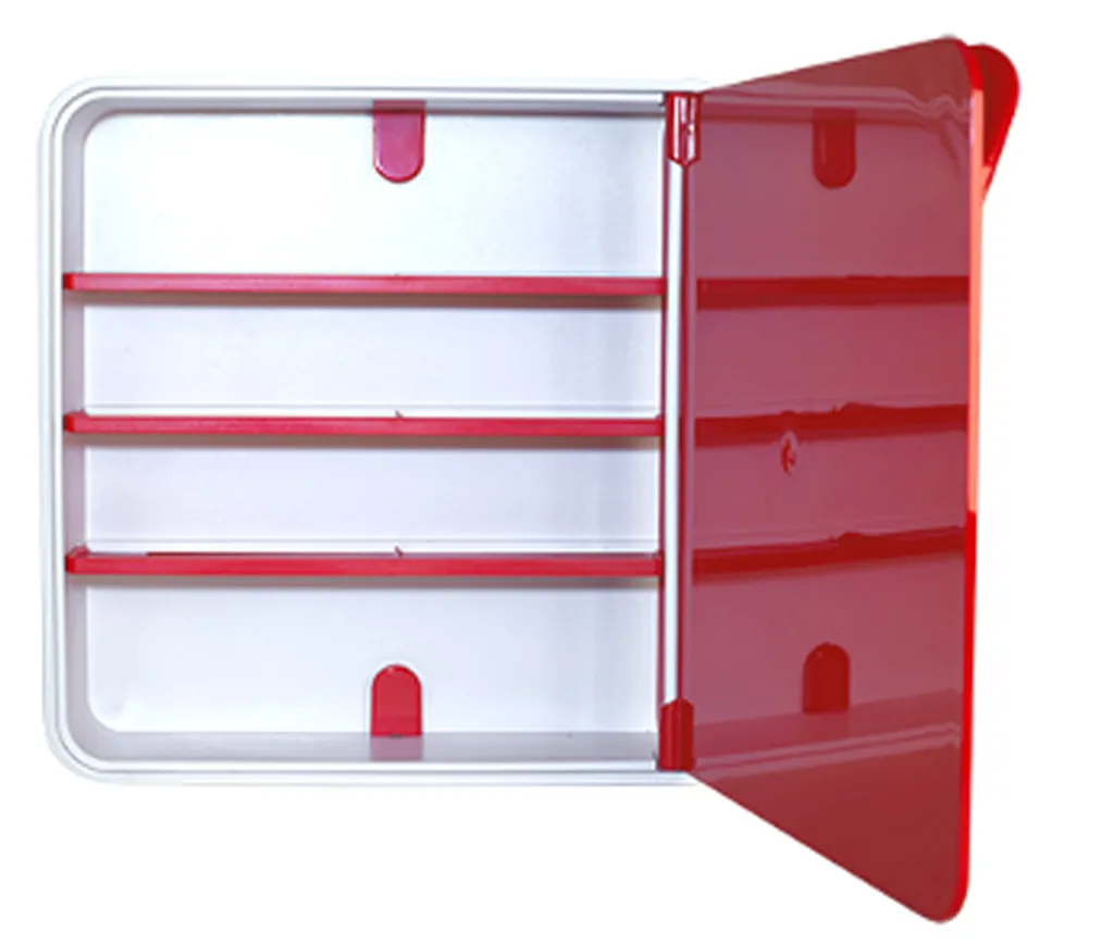 Boîte de secours MultiBox rouge en ABS rigide PAPERFLOW haute visibilité - 2