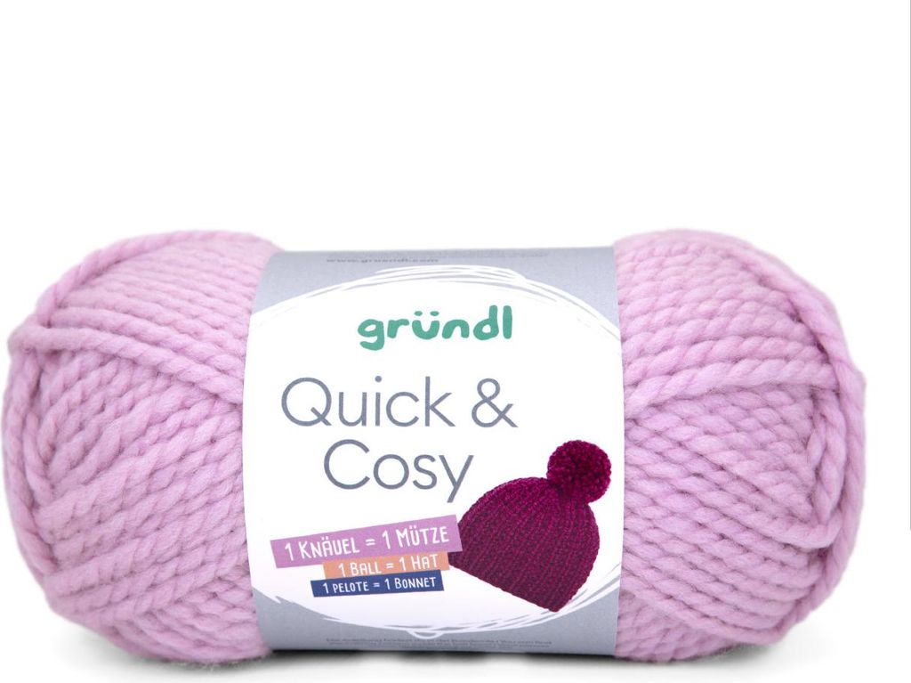 Gründl Wolle Quick and Cosy 150 g kirschblüte Produktbild 