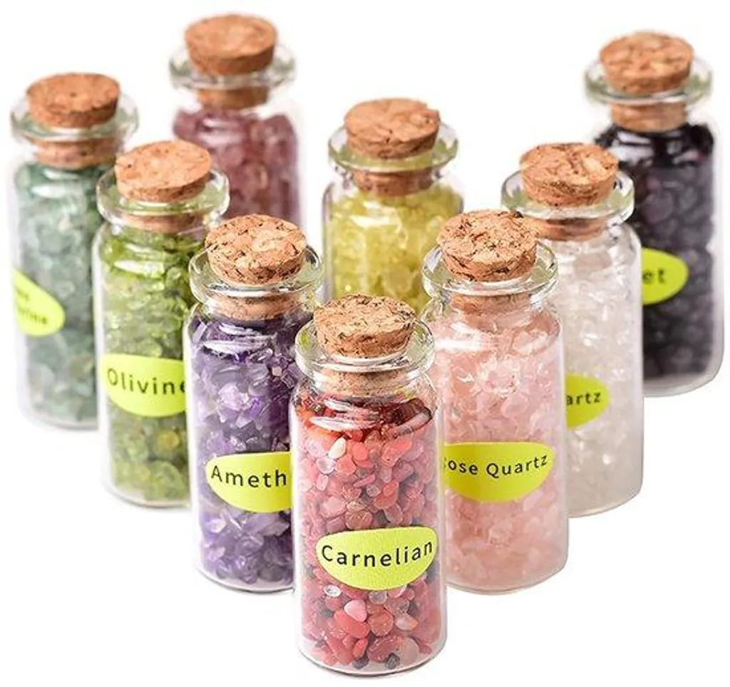 Set de 9 cristaux de guérison et décoration zen pour maison et yoga
