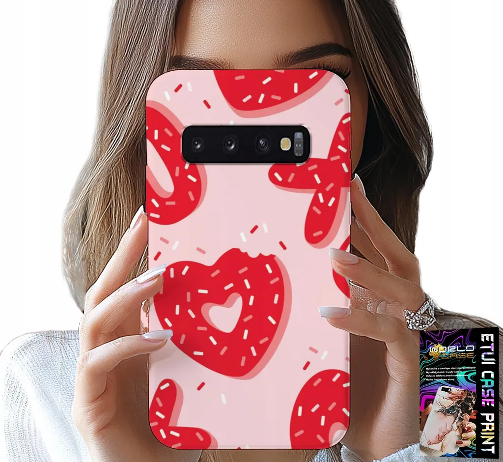 Cover S10 Plus Xoxo Heart Foil: Protezione Fashion per Ragazze