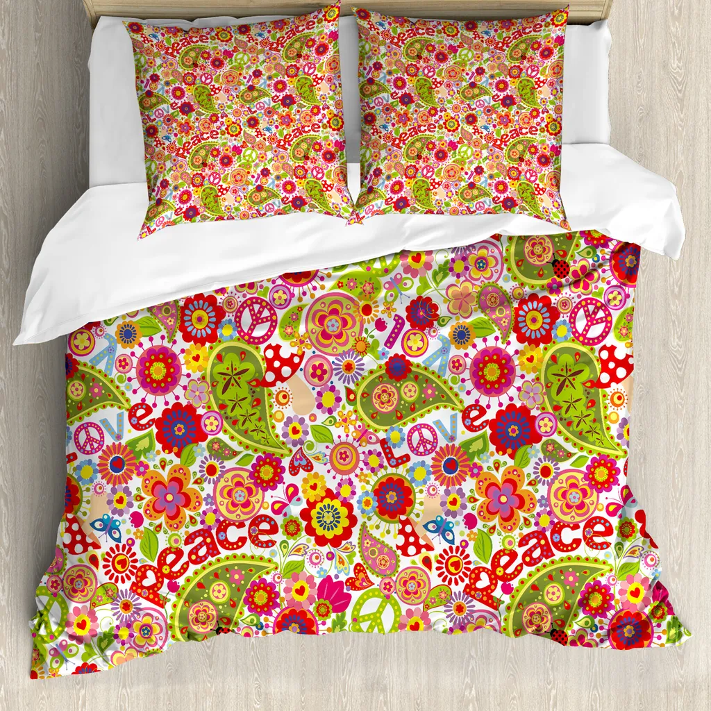 Copripiumino ABAKUHAUS 200x200 70s Party: Risveglio Multicolore