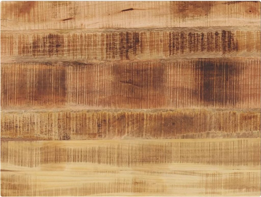 Design Möbel Tischplatte 90x60x2,5 cm Rechteckig Raues Massivholz Mango - Tischplatten DE20552163